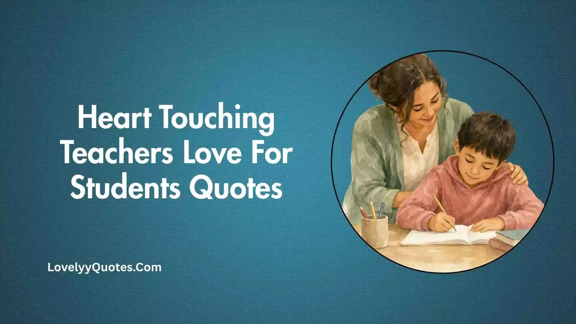 Heart Touching Teachers Love For Students Quotes