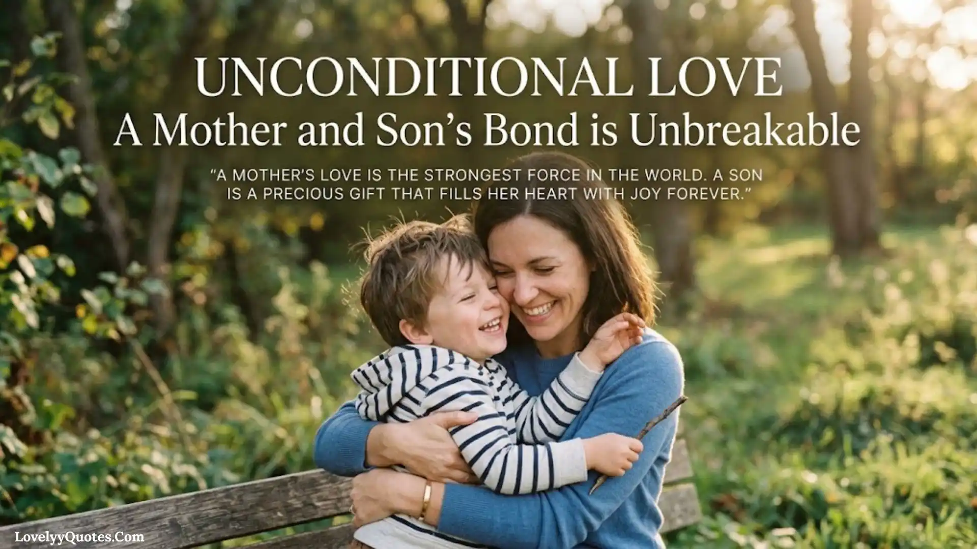 Unconditional Love Mother and Son Quotes