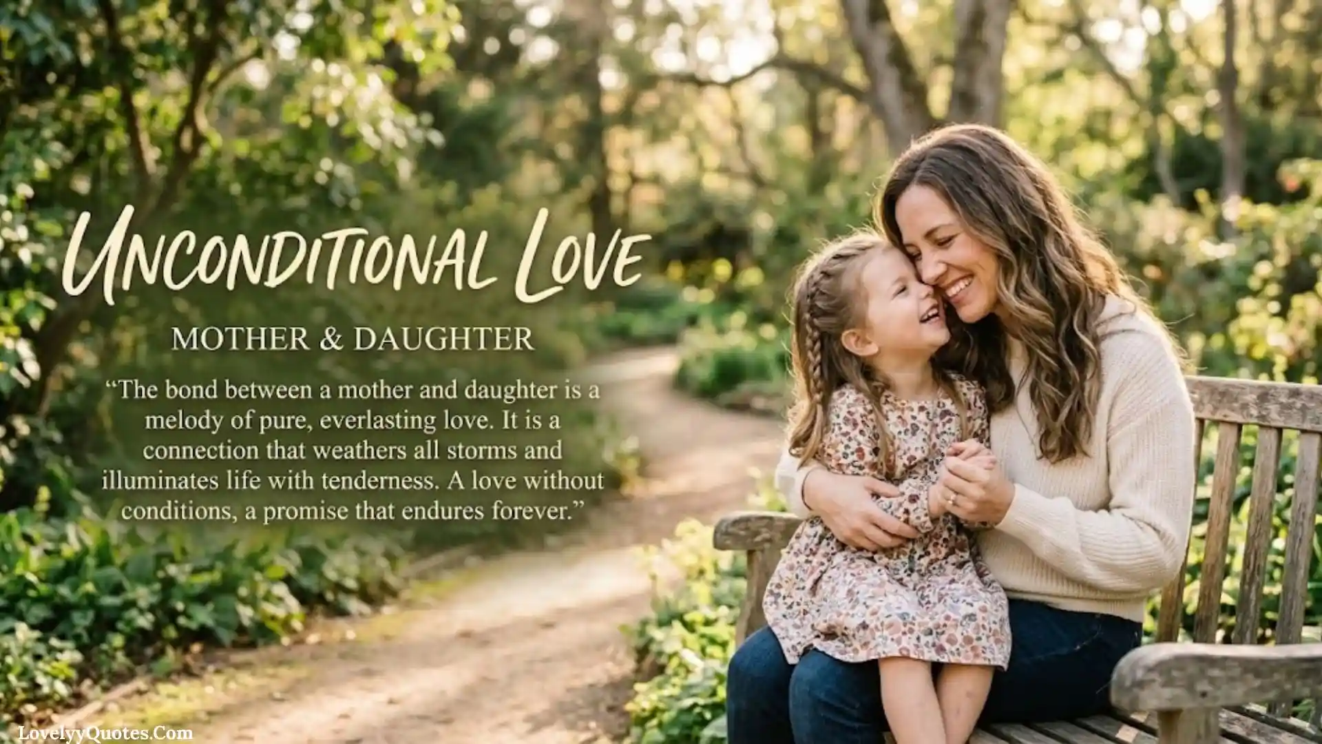 Unconditional Love Mother Daughter Quotes