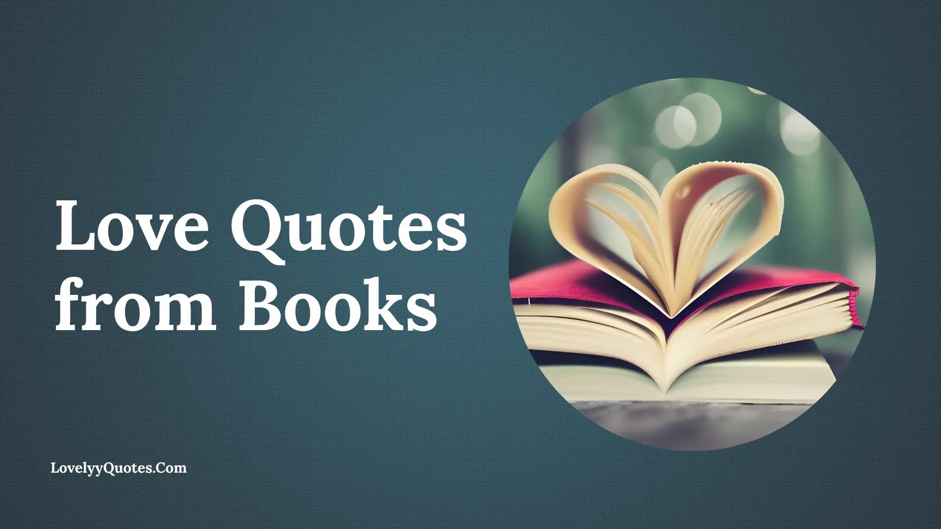 Love Quotes from Books